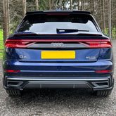 Audi Q8 2018+ - Risper Upper Spoiler Lip Extension - Gloss Black